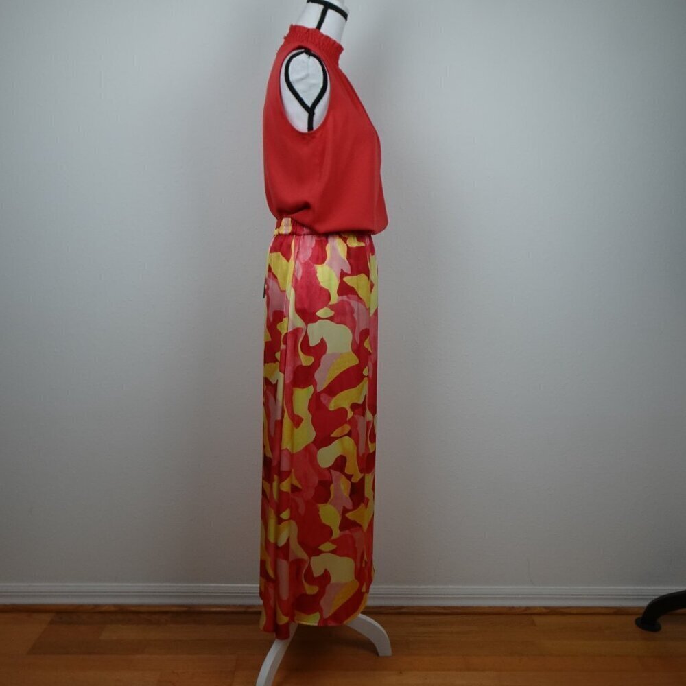 Ming Wang Skirt & Top Set Outfit Women's Size XS Pink Yellow TWO Pieces Colorful - Picture 4 of 16